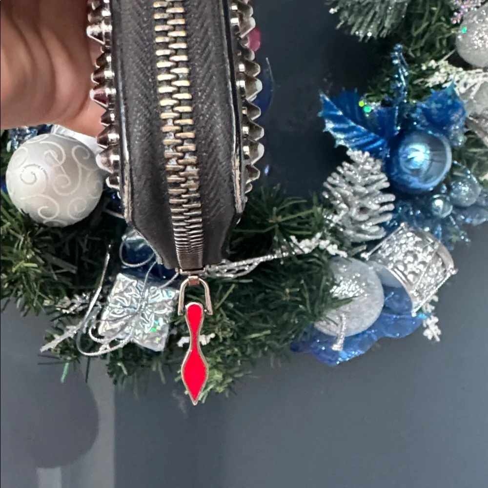 Christian Louboutin Studded Black Wallet